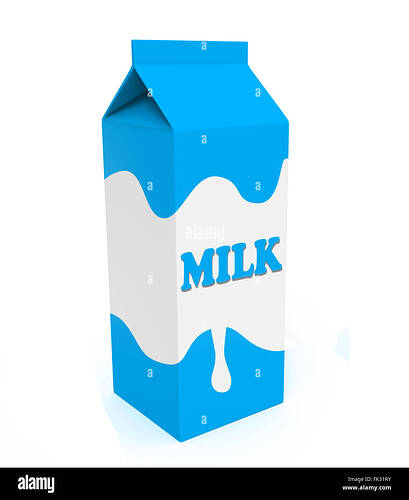 azul-y-blanco-caja-de-carton-de-leche-aislado-sobre-un-fondo-blanco-fk31ry